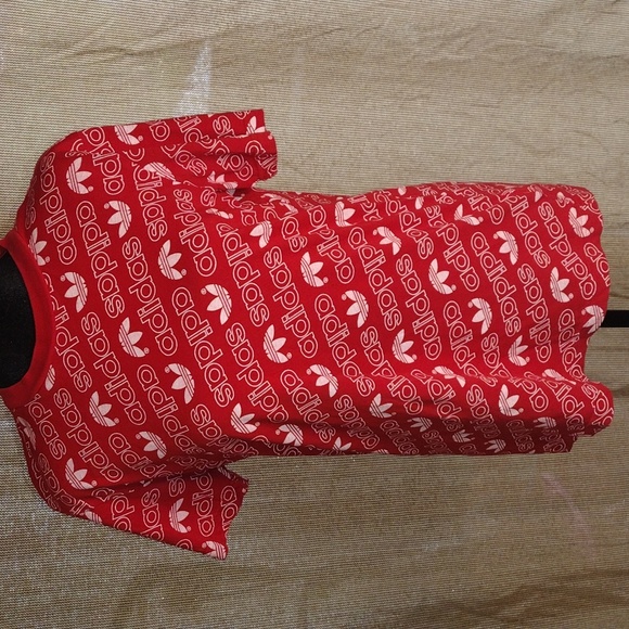 Men's Small Adidas LOGO All Over T-Shirt NWOT - Picture 3 of 6